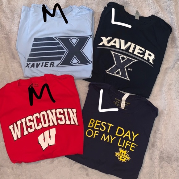 Bundle of Four College Short Sleeve Tees - Picture 2 of 6